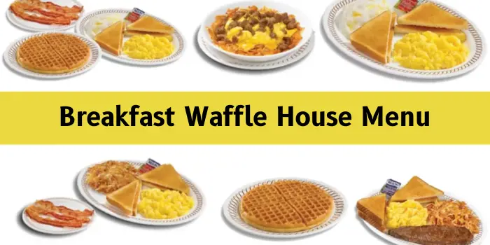 Breakfast Waffle House Menu