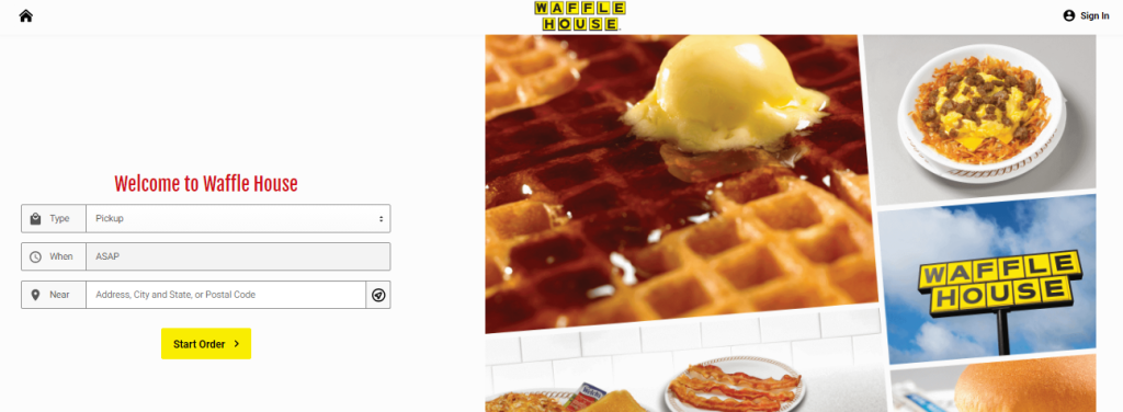 Waffle House Menu Order Online