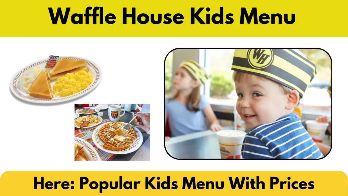 Waffle House Kids Menu