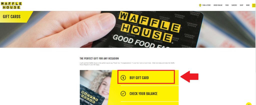 Waffle House Gift Card Online