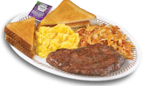 DELMONICO STEAK & EGGS